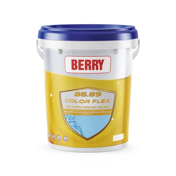 BERRY-COLOR FLEX: Sơn chống thấm màu hiệu quả - B8.89 - 20Kg