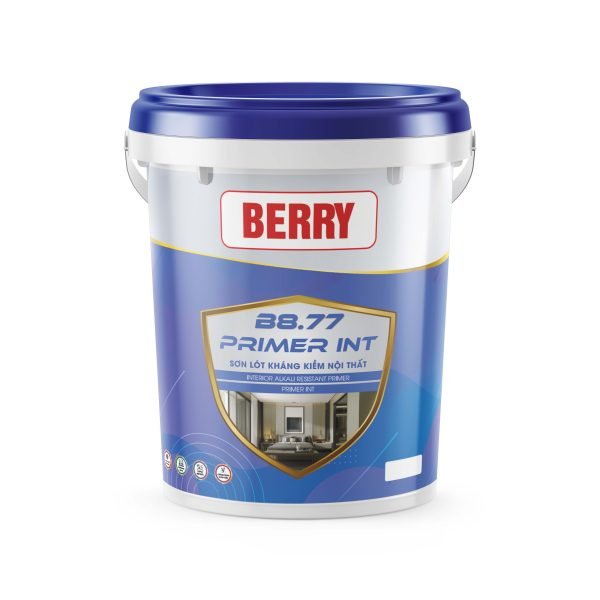 BERRY-PRIMER.INT: Sơn lót kháng kiềm nội thất - B8.77 - 22Kg