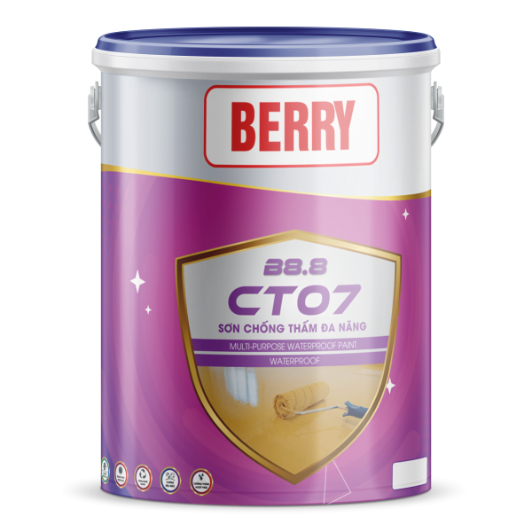 BERRY-CT07: Sơn chống thấm đa năng - B8.8 - 5Kg