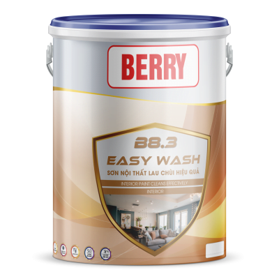 BERRY-EASY WASH: Sơn nội thất lau chùi hiệu quả - B8.3 - 6Kg